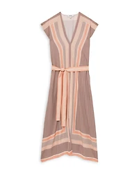 Gina Scarf Print Dress