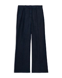 Reed Denim Look Wide Leg Pants