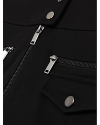 Poppy Zip Ponte Skirt