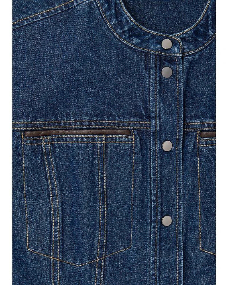 Myra Denim Midi Dress