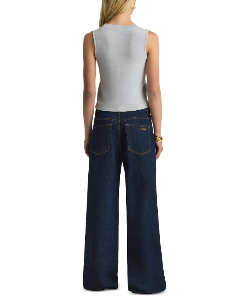 Cropped Sweater Tank Top