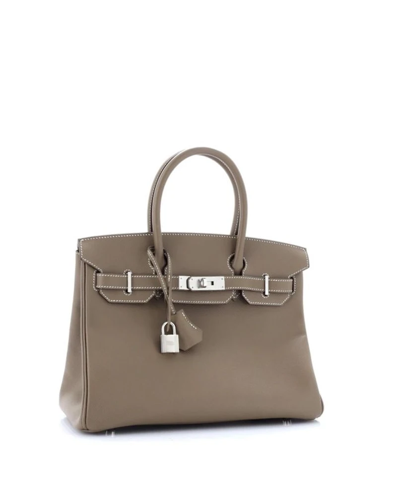 Birkin 30 Handbag Epsom with Palladium Hardware