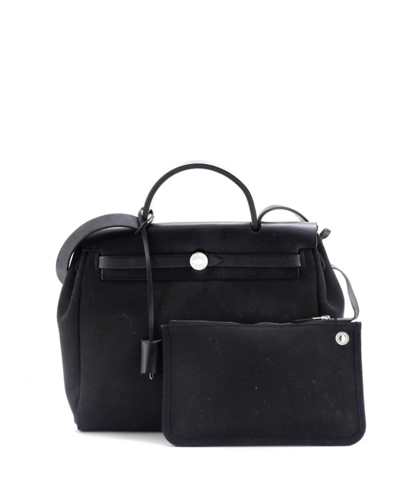 Herbag Zip Leather and Toile