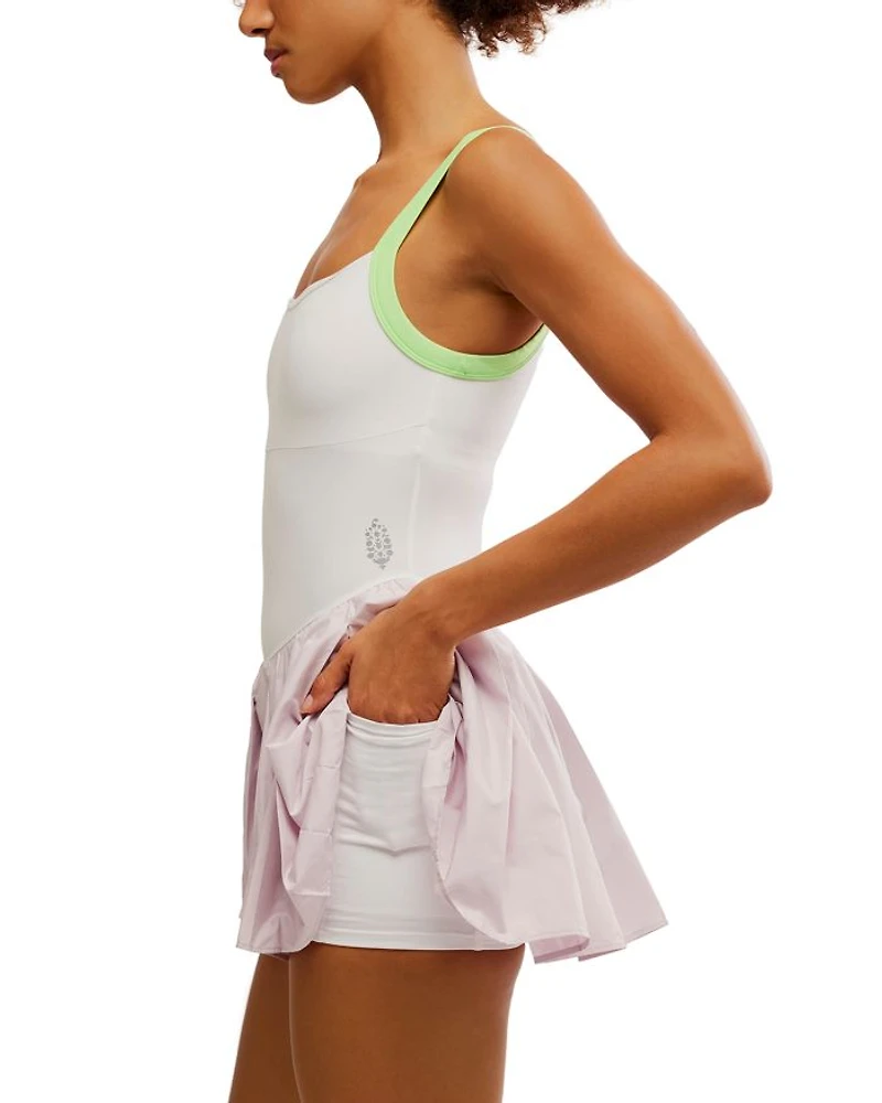 Swing Of Things Color Block Dress