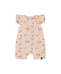 Deux par Girls' Printed Muslin One Piece Romper - Baby