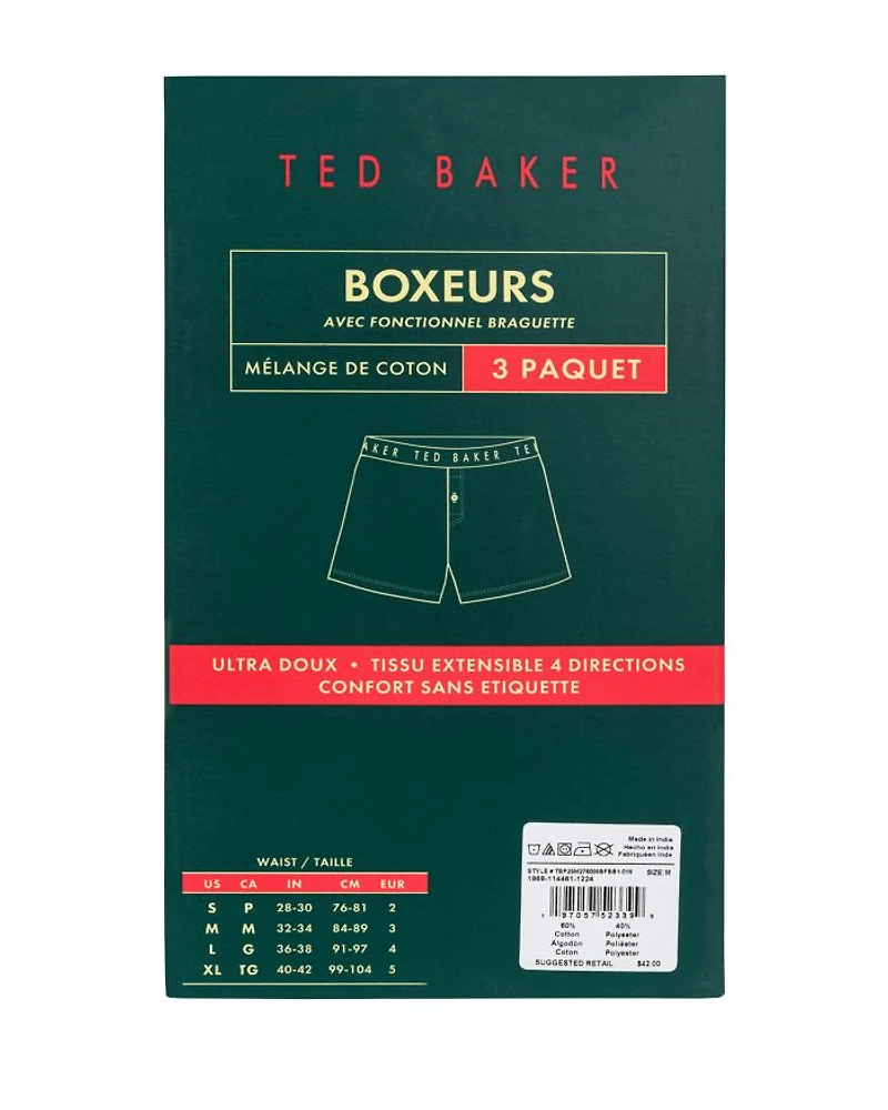 Knit Boxer Briefs, Pack of 3