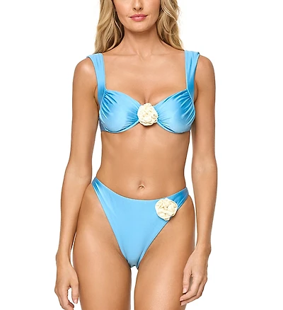 L*Space Stella Rosette Bikini Top