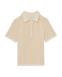 Evi Stitch Polo Top