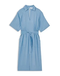 Cecelia Shirred Waist Midi Dress
