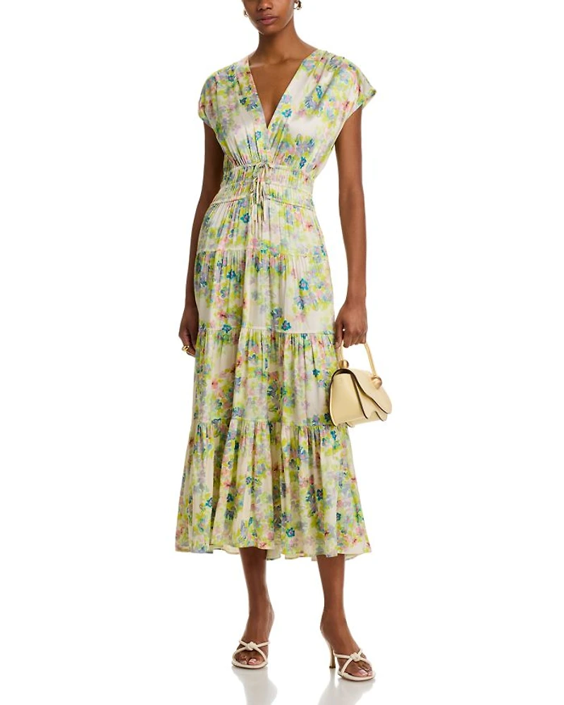 Fatima Floral Midi Dress