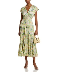 Fatima Floral Midi Dress