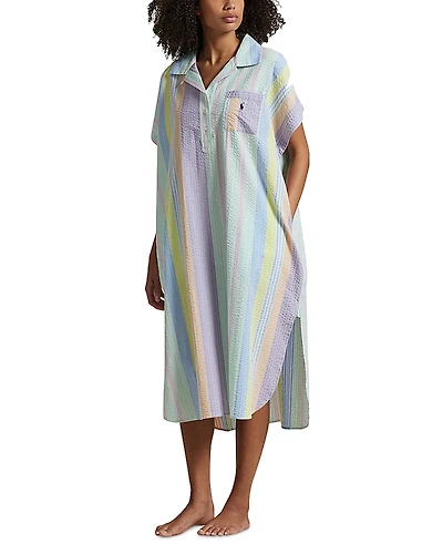Polo Ralph Lauren Seersucker Long Sleepshirt