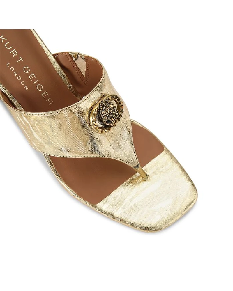Women's Chelsea T Strap Block Heel Sandals