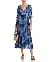Drawstring Midi Dress