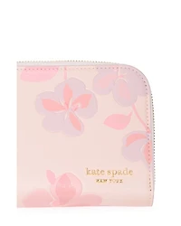 Devin Spring Pansies Zip Around Continental Wallet