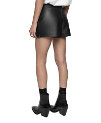 Hayden Leather Skort