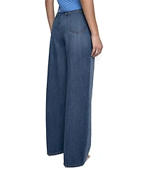 Thea Denim Wide Leg Jeans Waverly Wash
