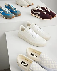 Men's V-90 Low Top Leather Sneakers