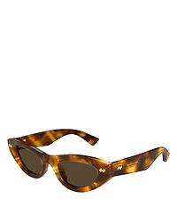 Bottega Veneta Bold Ribbon Stud Cat Eye Sunglasses