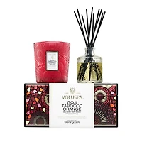 Goji Tarocco Orange Candle & Reed Diffuser Gift Set - Exclusive