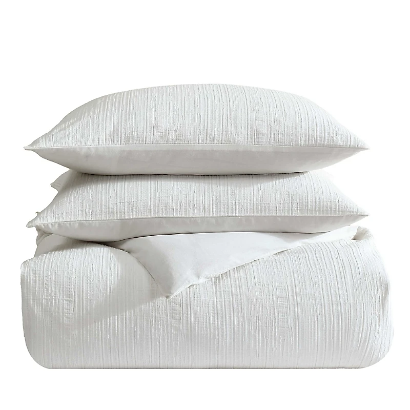 Vera Wang Bark Texture 3 Piece Comforter Set