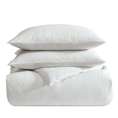 Vera Wang Bark Texture 3 Piece Comforter Set