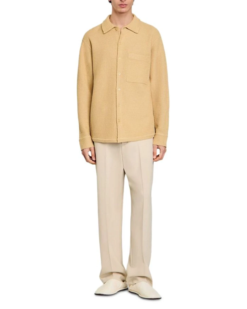 Chemise Coast Oversized Knit Button Shirt