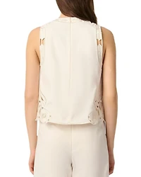 Embroidered Vest Top
