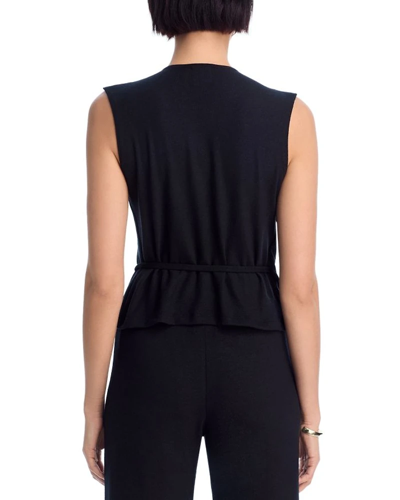 Lauren Sleeveless Wrap Top
