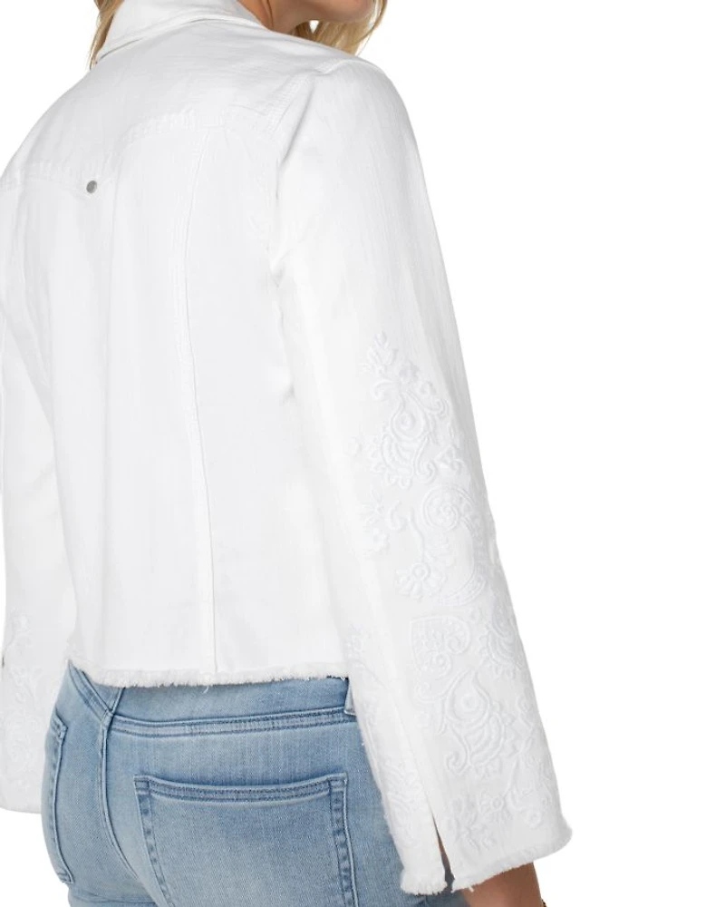 Frayed Denim Jacket