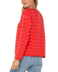 Boat Neck Long Sleeve Sweater