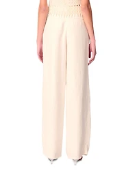Wide Leg Suit Trousers