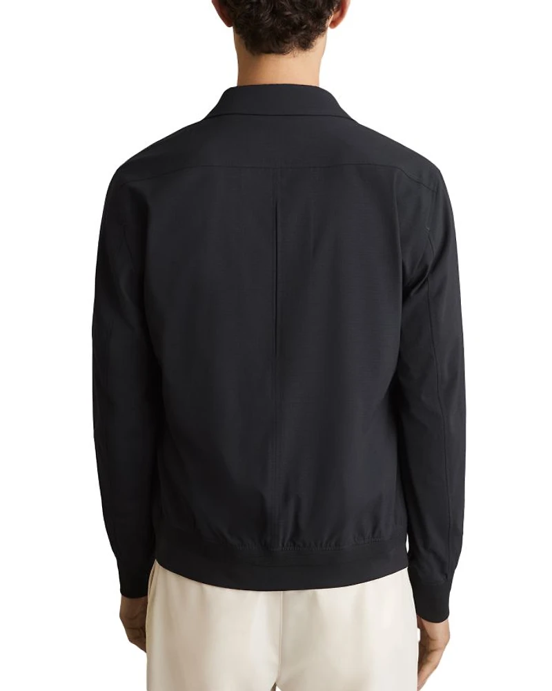 Raider Textured Blouson Jacket