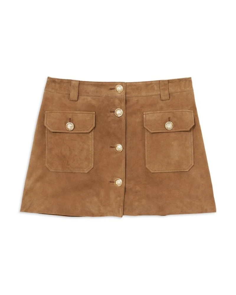 Connie Suede Mini Skirt