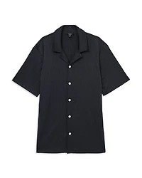Alvar Wave Jacquard Cuban Shirt