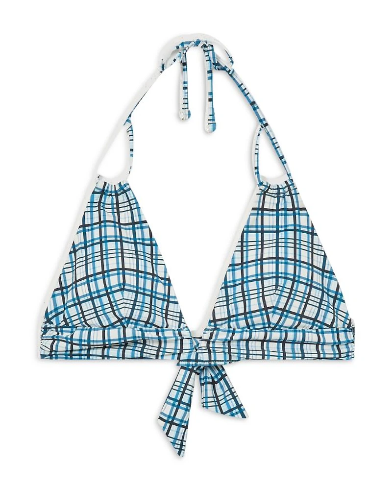Daniella Printed Halter Bikini Top