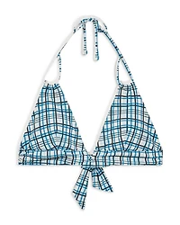 Daniella Printed Halter Bikini Top