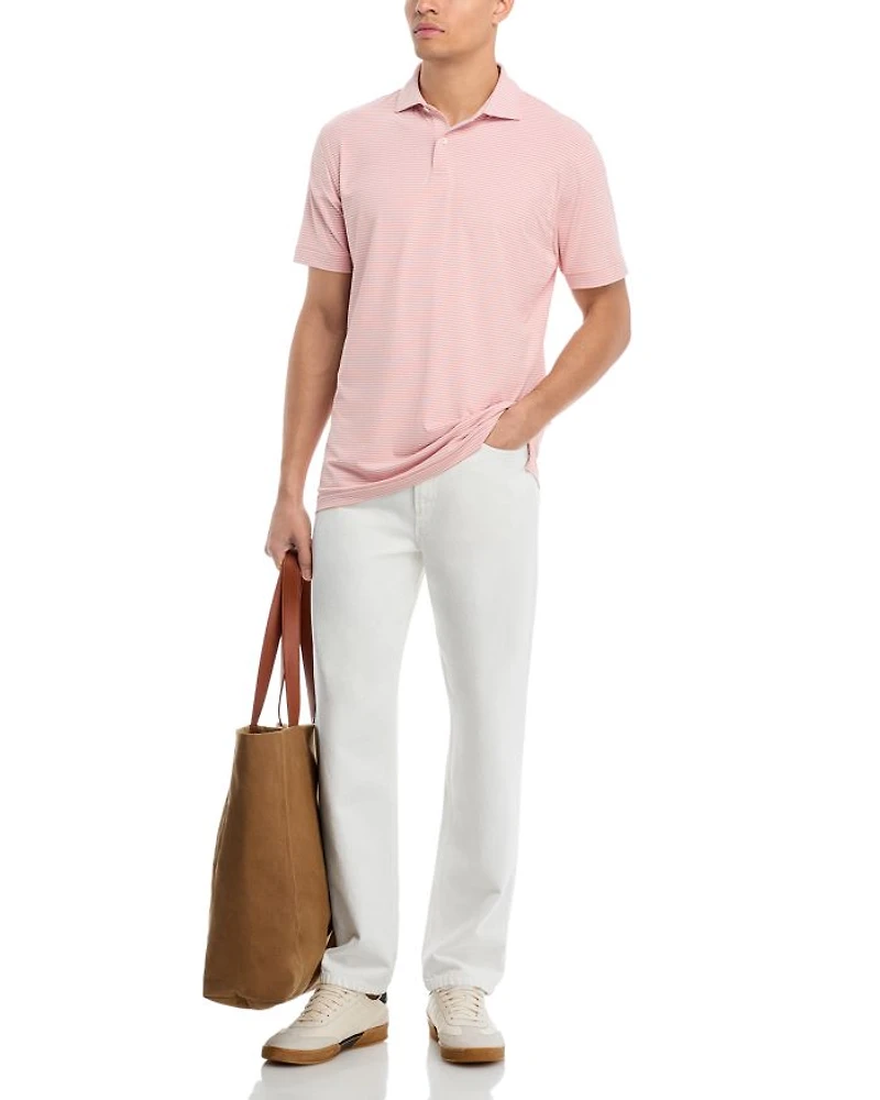 Ambrose Printed Performance Polo Shirt