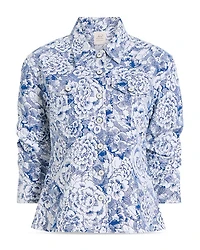Sketchbook Floral Scrunched Canyon Jacket