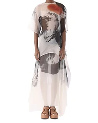 Silk Organza Maxi Skirt