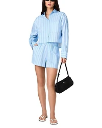 Lorenzo Stripe Cropped Shirt