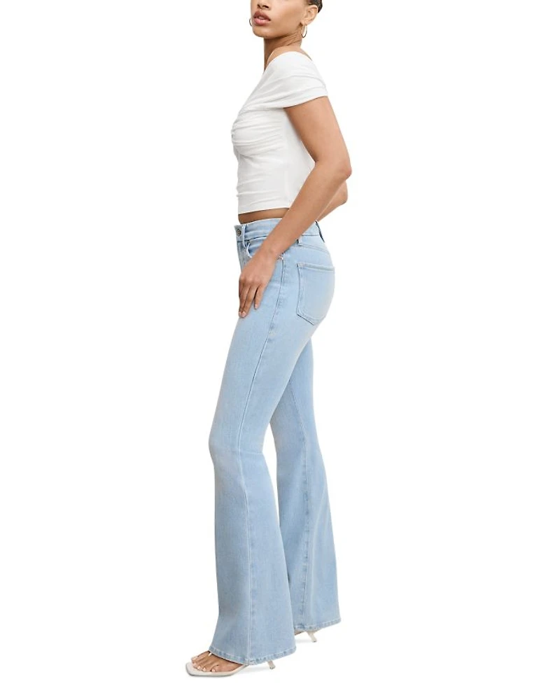 Soft Tech Good Legs Flare Jeans Indigo841