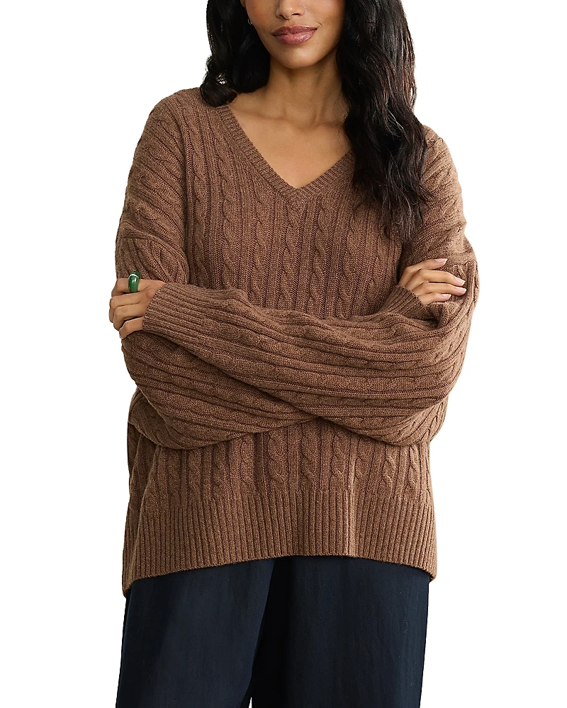 Jenni Kayne Nell Cable Knit Sweater