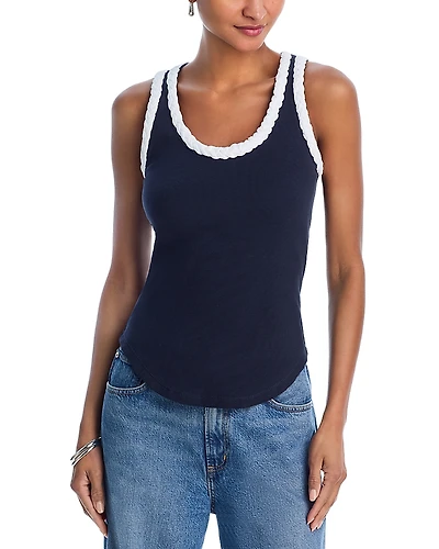Cinq a Sept Braided Tank Top