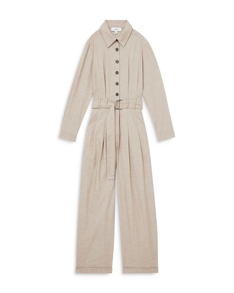Abigail Tailored Belted Jumpsuit