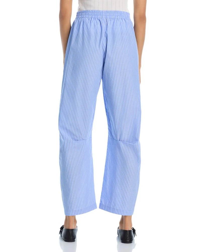 Saelyn Barrel Ankle Poplin Pants