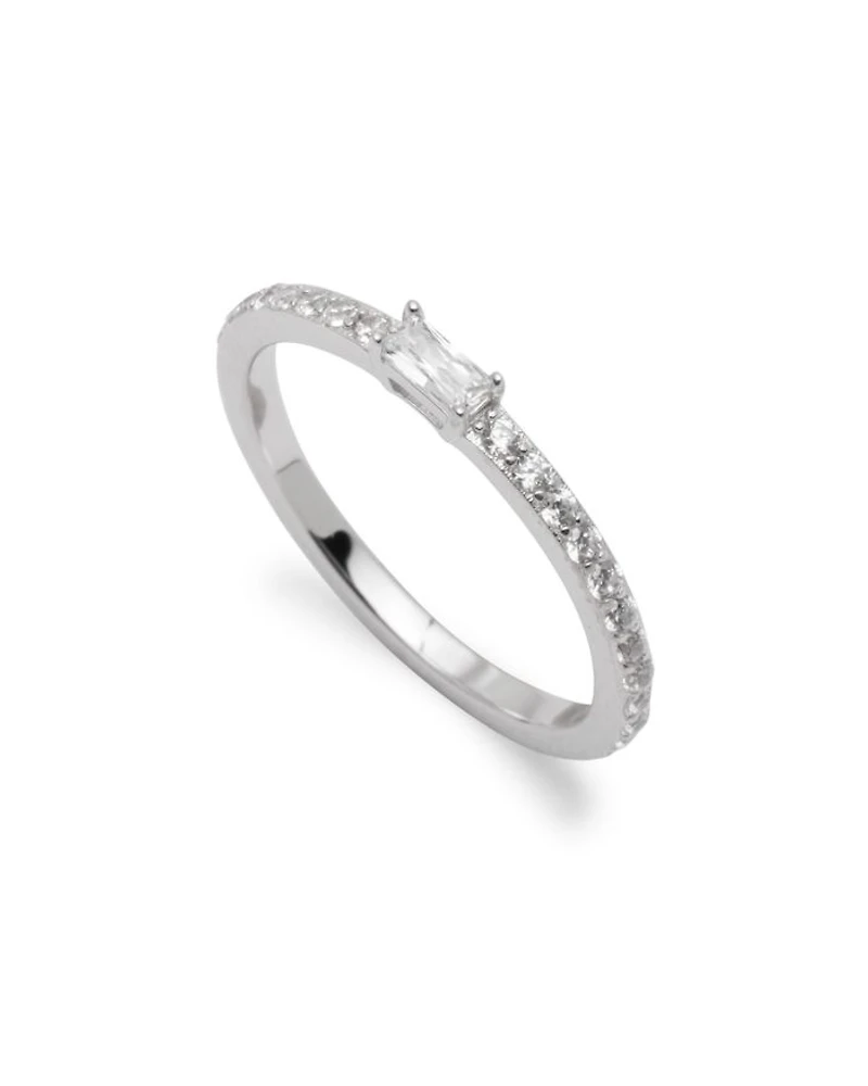 Cubic Zirconia Stack Ring