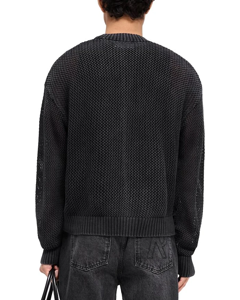 Open Gauge Knit Sweater