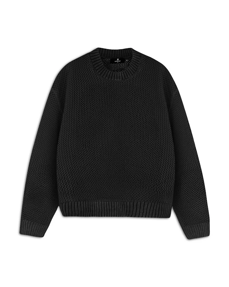 Open Gauge Knit Sweater