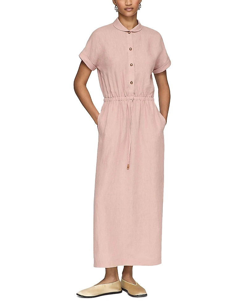 Lafayette 148 New York Claudine Linen Maxi Dress
